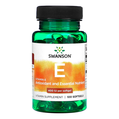 Swanson Vitamin E 400IU, 100 капс. 124125 фото