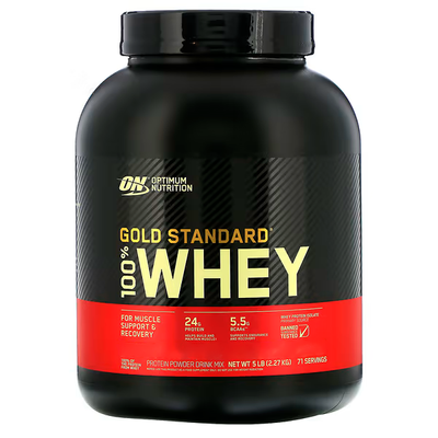Протеїн сироватковий Optimum Nutrition (USA) 100% Whey Gold Standard, 2270 г. (Французька ваніль) 00371 фото