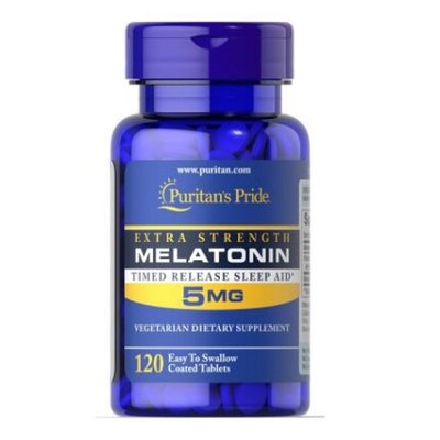 Puritan's Pride Melatonin 5 mg, 120 таб. 122199 фото