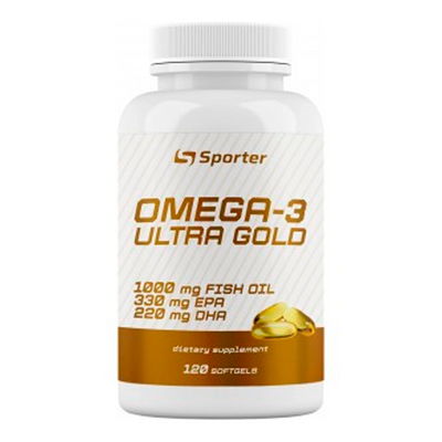 Омега Sporter Omega 3 Ultra Gold 55%, 120 капс. 124154 фото