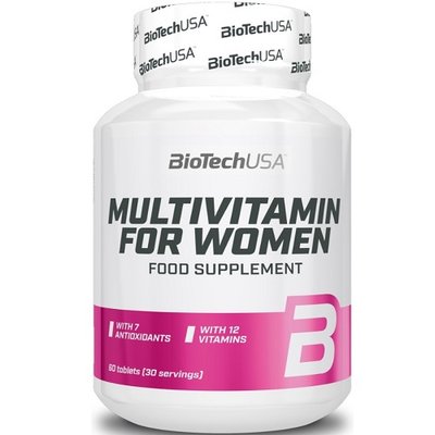 Вітаміни для жінок BiotechUSA Multivitamin for Women, 60 таб. 100181 фото