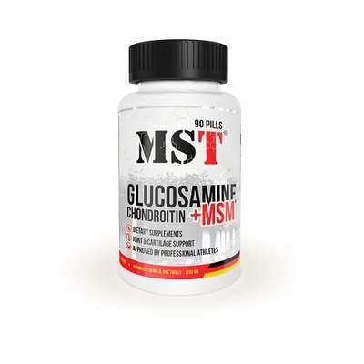 Добавка для суглобів MST Chondroitine - Glucosamine - MSM, 90 капс. 123103 фото