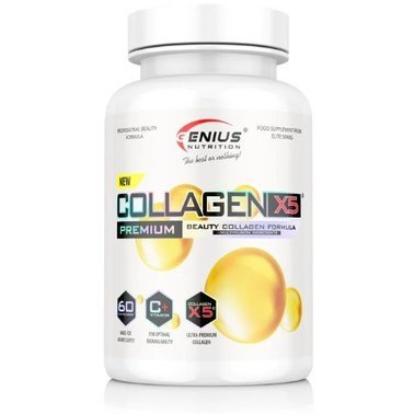 Колаген Genius Nutrition Collagen-X5, 60 капс. 123939 фото