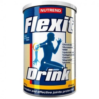 Добавка для суглобів Nutrend Flexit Drink, 400 г. (Полуниця) 02423 фото