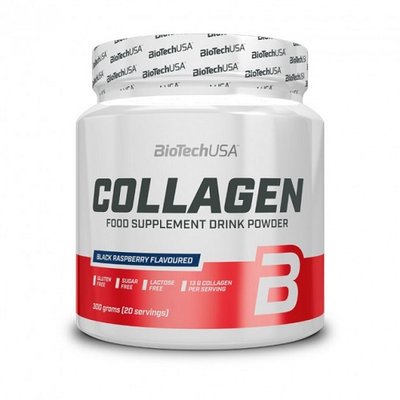 Колаген BiotechUSA Collagen, 300 г. (Смородина) 03038 фото