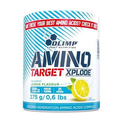 Амінокислоти Olimp Amino Target Xplode, 275 г. (Лимон) 03906 фото