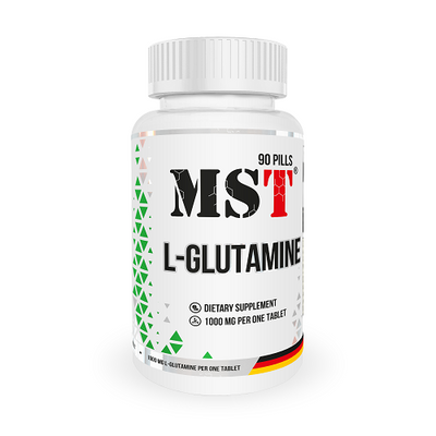 MST L-Glutamine 1000, 90 таб. 123485 фото