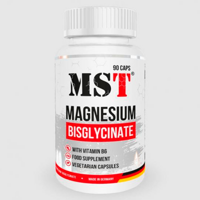 Магний MST Magnesium Bisglycinate, 90 капс. 124305 фото