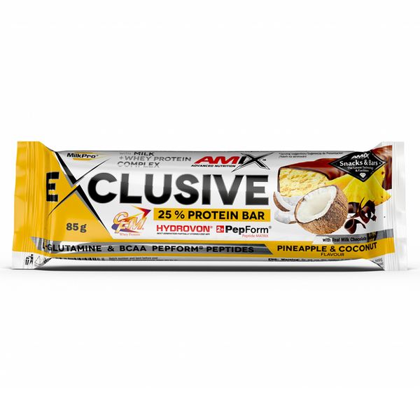 Протеиновый батончик Amix Exclusive Protein Bar, 85 г. 05468 фото