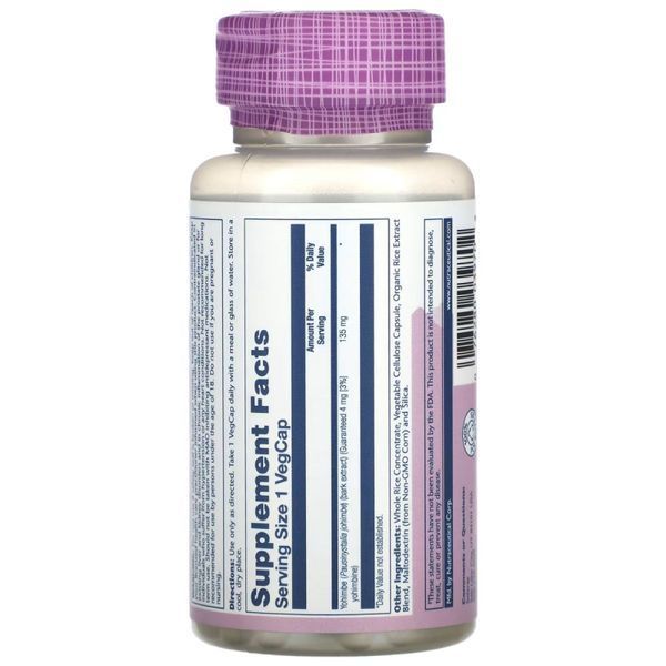Йохімбін Solaray Yohimbe Bark Extract 135 mg, 60 табл. 124667 фото