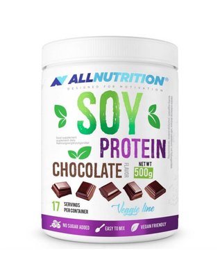Протеїн рослинний All Nutrition Soy Protein, 500 г. (Білий шоколад - ананас) 04956 фото