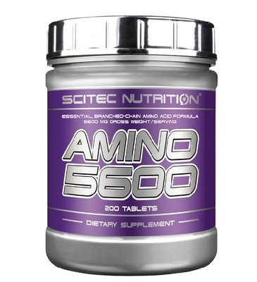 Амінокислоти Scitec Nutrition Amino 5600, 200 таб. 100746 фото