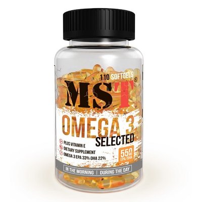 Омега MST Omega 3 Selected, 110 капс. 122847 фото
