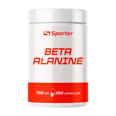 Бета-аланин Sporter Beta-alanine, 200 капс. 124156 фото