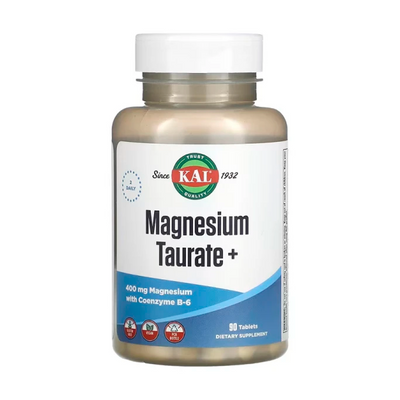 Магній KAL Magnesium Taurate, 90 табл. 124366 фото