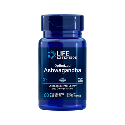 Ашваганда Life Extension Optimized Ashwagandha, 60 веганкапс. 124482 фото