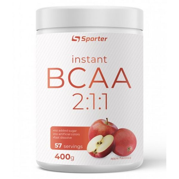 Аминокислоты Sporter Instant BCAA, 400 г. 03840 фото