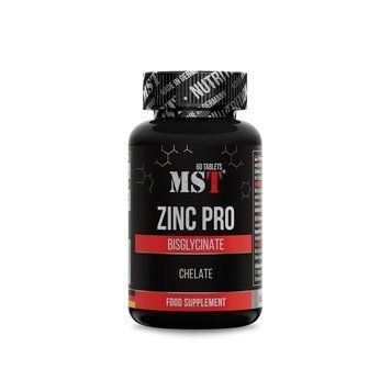 Цинк MST Zinc Pro 50 mg Chelate Bisglycinate 60 табл. 12429697 фото