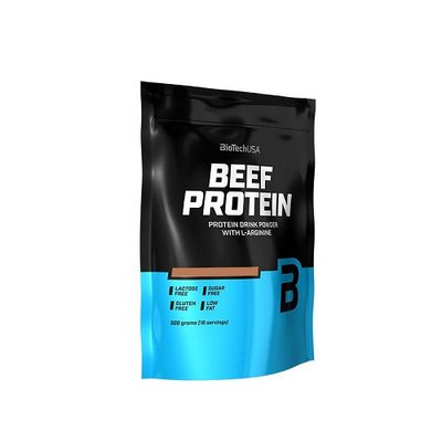 Протеїн яловичий BiotechUSA Beef Protein, 500 г. (Полуниця) 03821 фото