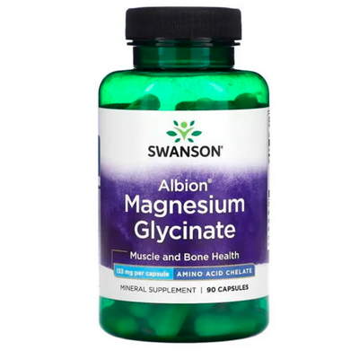 Магній Swanson Albion Magnesium Glycinate 133 mg, 90 капс. 124122 фото