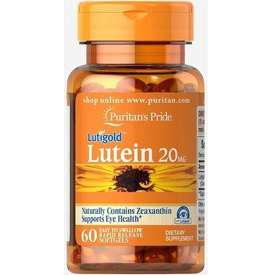 Добавка Puritan`s Pride Lutein 20 mg, 60 капс. 122566 фото