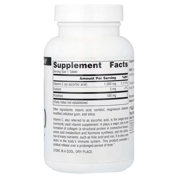 Витамин С Source Naturals C 1000 mg  100 табл. 12429536 фото
