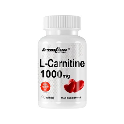 Карнітин IronFlex L-Carnitine 1000, 90 таб. 121543 фото