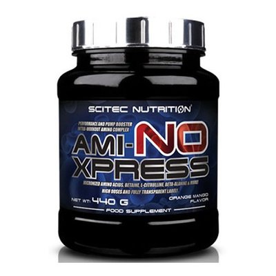 Амінокислоти Scitec Nutrition Ami-NO Xpress, 440 г. (Апельсин-манго) 00198 фото