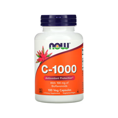 Вітамін С NOW Vitamin C 1000, 100 веганкапс. 124480 фото