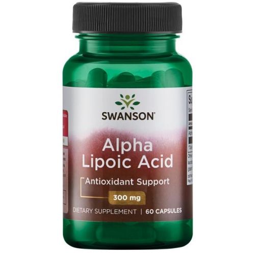 Альфа-липоевая кислота Swanson Alpha Lipoic Acid 300mg, 60 капс. 122865 фото