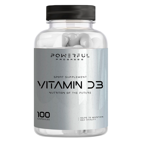 Витамин Д Powerful Progress Vitamin D3, 100 капс. 124415 фото