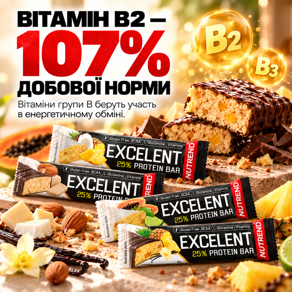 Протеїновий батончик Nutrend Excelent Protein bar, 85 г. 02409 фото