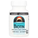 Біотин Source Naturals Biotin 5000 mcg 60  табл. 12429448 фото 1