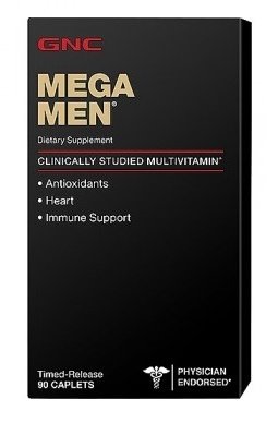 Витамины для мужчин GNC MEGA MEN, 90 капс. 100516 фото