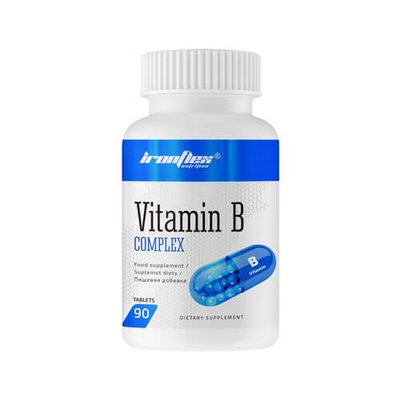 Вітамін В IronFlex Vitamin B Complex, 90 таб. 121781 фото