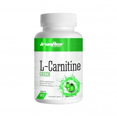 Карнітин IronFlex L-Carnitine + Green Tea, 90 таб. 121542 фото