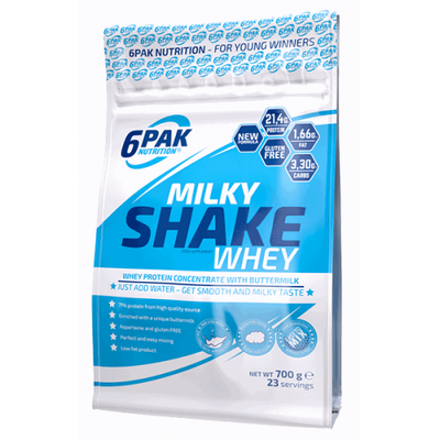 Протеїн сироватковий 6PAK Nutrition Milky Shake, 700 г. (Шоколад Кокос) 00768 фото
