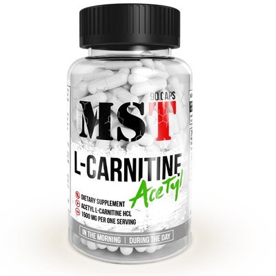 Карнітин MST L-Carnitine Acetyle, 90 капс. 122840 фото