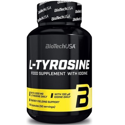 BiotechUSA L-Tyrosine 500 mg, 100 капс. 122339 фото