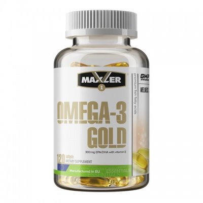 Омега Maxler Omega-3 Gold, 120 капс. 122163 фото