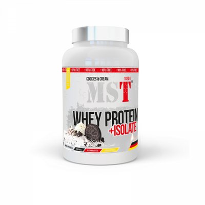 Протеин сывороточный MST Whey Protein + Isolate, 1020 г. 03279 фото
