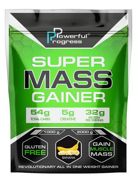 Гейнер Powerful Progress Super Mass Gainer, 1000 г. 03955 фото