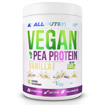 Протеин растительный All Nutrition Vegan Pea Protein, 500 г. 04743 фото