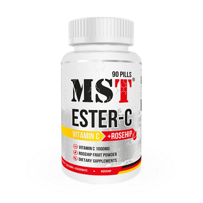Вітамін С MST Ester-C + Rosehip, 90 таб. 123325 фото