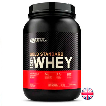 Протеїн сироватковий Optimum Nutrition (EU) 100% Whey Gold Standard, 908 г. 05137 фото