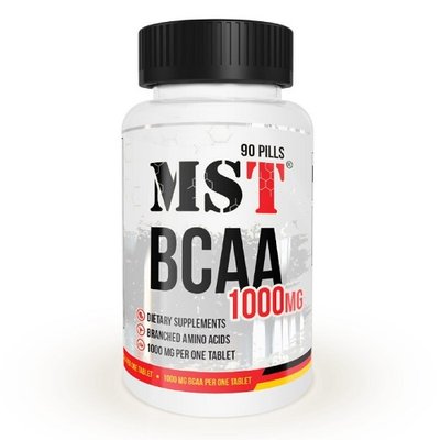 Аминокислоты MST BCAA 1000, 90 таб. 123318 фото