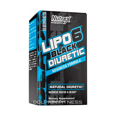 Жироспалювач Nutrex Lipo-6 Black Diuretic, 80 каплет 124354 фото