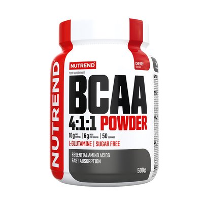 Аминокислоты Nutrend BCAA 4:1:1 powder, 500 г. 04246 фото