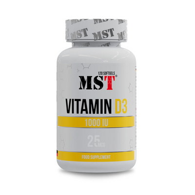 Вітамін Д MST Vitamin D3 1000UI, 120 капс. 124623 фото