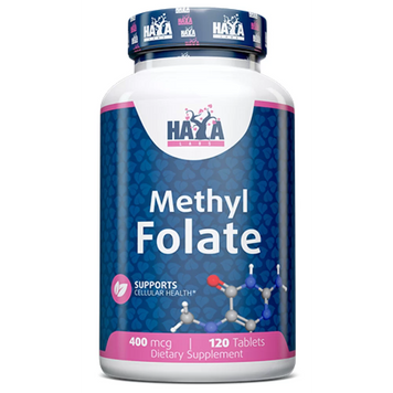 Добавка Haya Labs Methyl Folate 400 мкг 120 табл. 12429635  фото